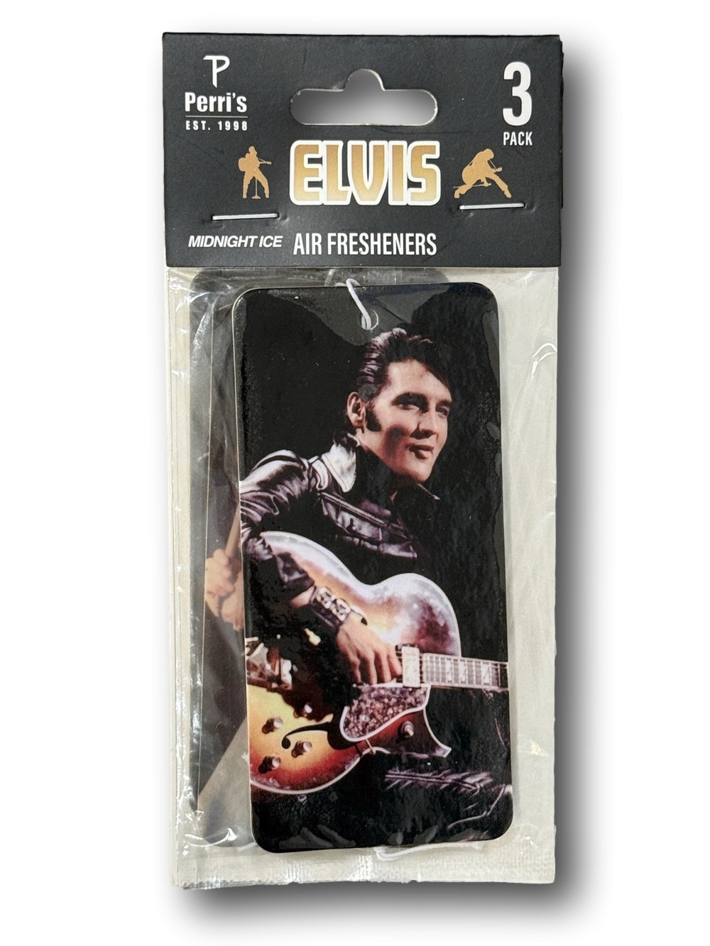 3-Pack Elvis Presley Licensed Air Fresheners - Midnight Ice Scent - NWT